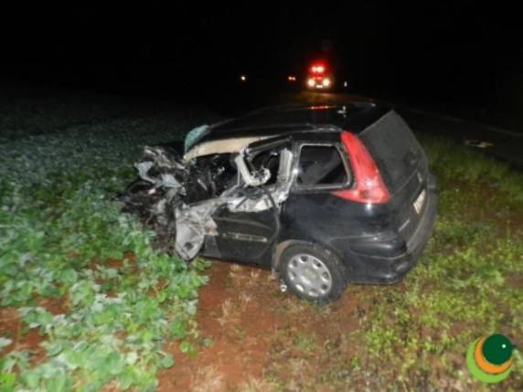 Colisão frontal entre carro e 

caminhão causou a morte de Rafael Batista Ourique