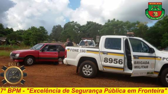 Traficantes foram abordados próximo ao município de Campo Novo