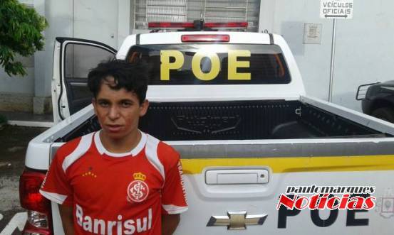 Elemento foi preso com auxilio da comunidade