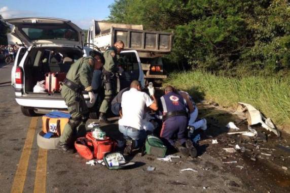 Colisão ocorreu na a manhã desta segunda-feira, na SC-108, conhecida como Rodovia do Arroz