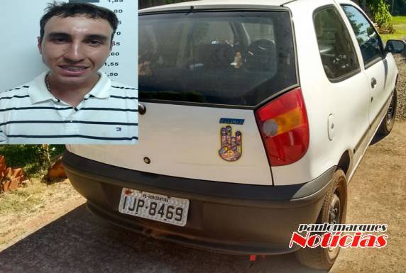 Ação rápida dos policiais chegou até o autor do roubo na Dikas Novidades