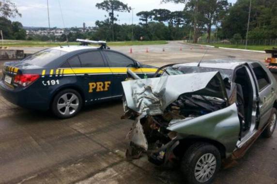 Acidente matou duas pessoas em Mafra, no Norte de Santa Catarina