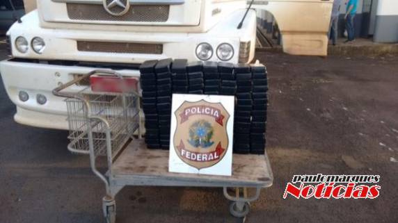 Segundo a PF, droga 

foi comprada na fronteira com o Paraguai
