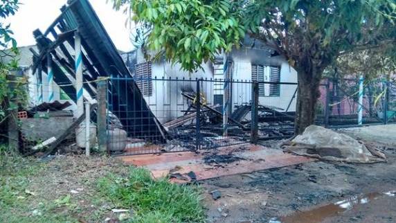 As duas casas estavam localizadas na mesma propriedade