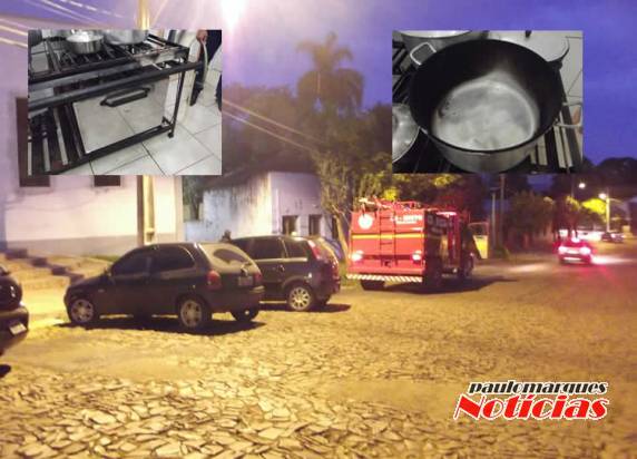 Fogo foi controlado na cozinha da Igreja Assembleia de Deus 