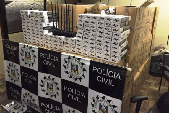 Carga de tintas e cigarros estava em Viamão e Alvorada