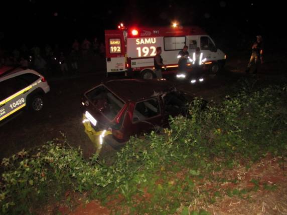 Vítima conduzia veículo em estrada vicinal 
