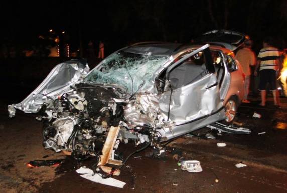 Um motorista foi internado no hospital em estado grave