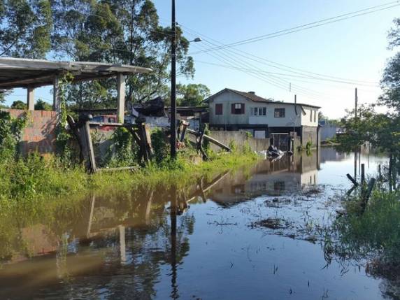 Em Lauro Müller, na região Sul, uma pousada está isolada