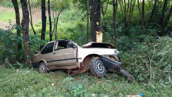 Acidente aconteceu na saída para Ernestina em Passo Fundo
