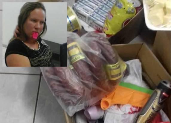 Brigada Militar abordou a condutora e contatou uma diversidade de produtos furtados  
