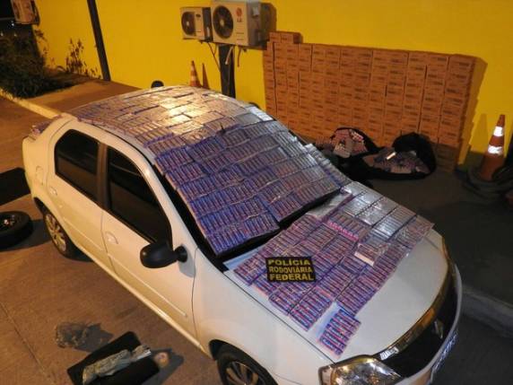 Produto estava em carro parado pela PRF na BR-116 na quinta (5)