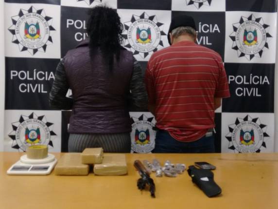 Homem de 60 anos e mulher de 37 

vinham sendo investigados em Vacaria