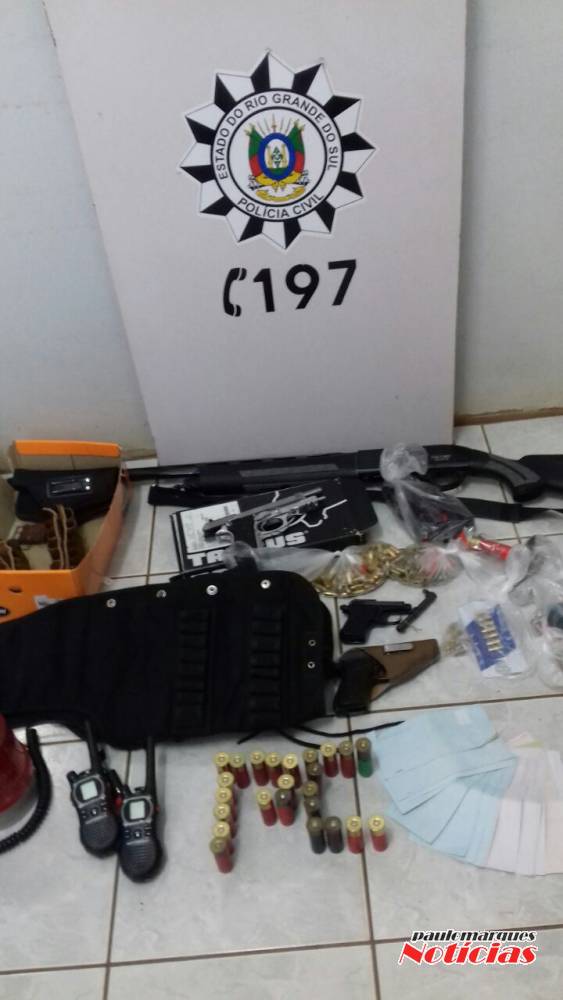 A ofensiva foi desencadeada pela Delegacia de Polícia Civil de Sarandi