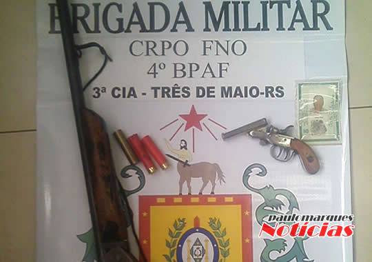 Fato aconteceu no interior de Três de Maio