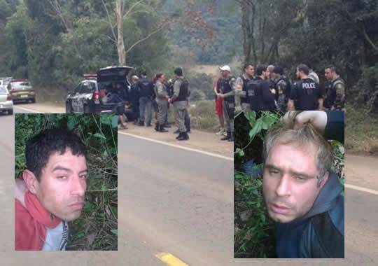 Dois homens foram presos, nas proximidades da ERS 129, em Serafina Corrêa