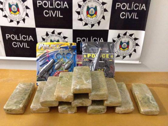 Maconha trazida do Paraguai seria distribuída na cidade