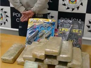 Maconha trazida do Paraguai seria distribuída na cidade