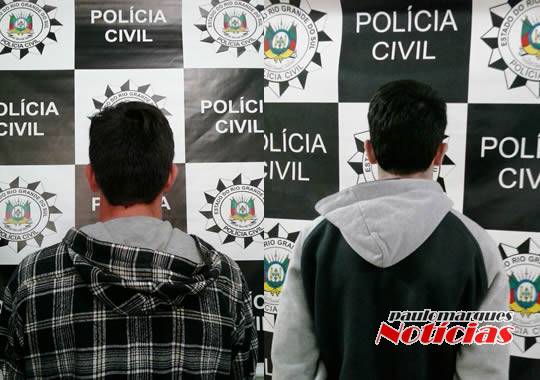 Dupla foi presa nesta manhã em Santa Rosa