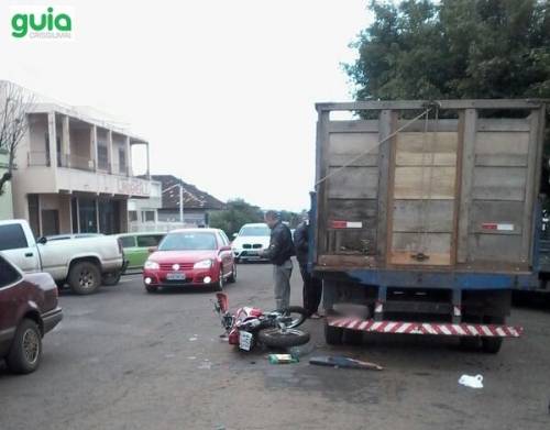 Acidente ocorreu pouco antes do meio 

dia de quarta-feira
