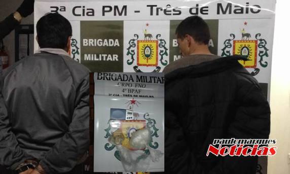 Depois de uma tentativa de fuga os dois elementos foram presos na Pro Morar