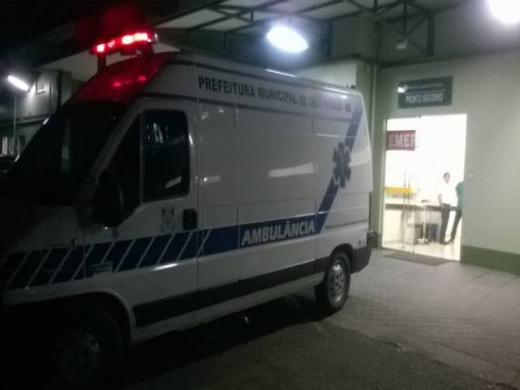 Vítima foi transferida para o Hospital de Tenente Portela