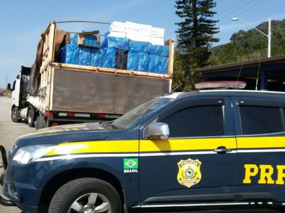 Segundo a PRF, a carga de origem paraguaia será destruída