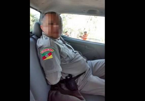 Ele estava com outras duas pessoas quando foi abordado em um patrulhamento de rotina em Santa Cruz do Sul