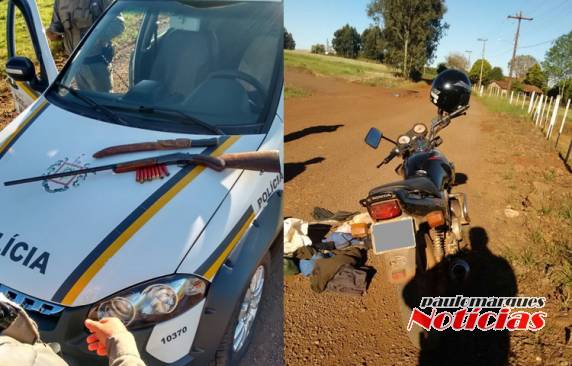 O homem foi parado em uma blitz quando sai da cidade em uma estrada secundária