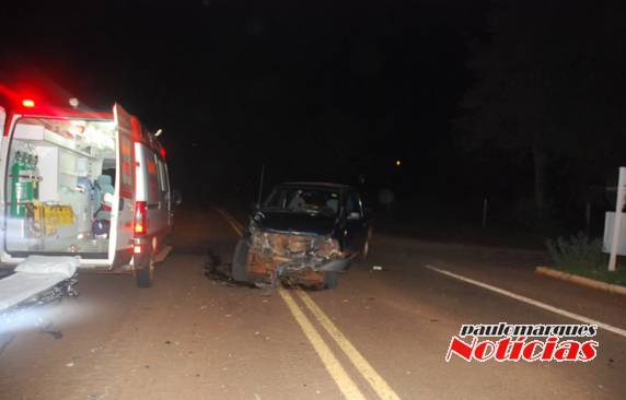 Colisão aconteceu no trevo da RS-342 com a Av. Três de 

Maio