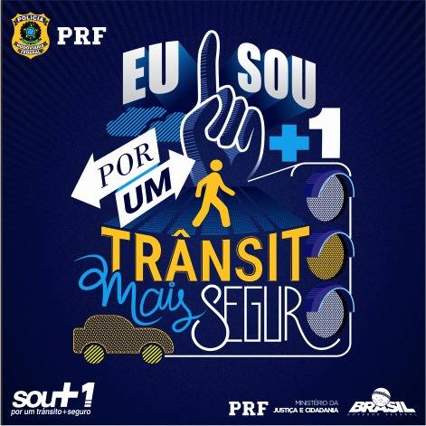 Eu sou mais um por um trânsito mais seguro é o slogan da campanha 

que visa provocar mudanças de atitudes nos motoristas de todo o País