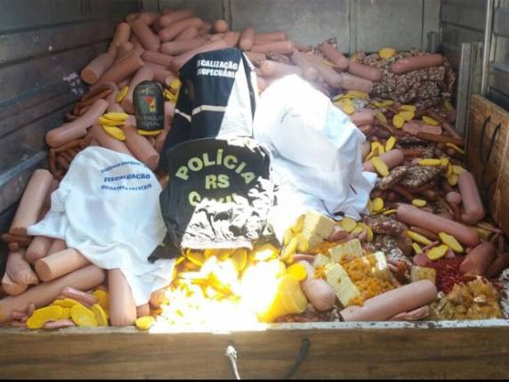 Dono de supermercado foi detido em flagrante pela polícia em Santa 

Maria