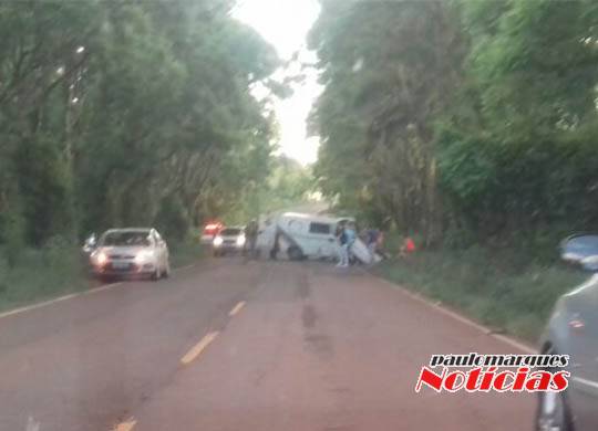 O acidente aconteceu na RS-155 em Ijuí