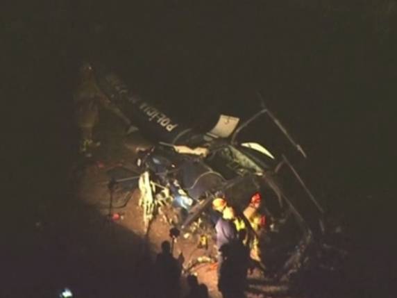 Os quatro PMs que estavam no helicóptero morreram