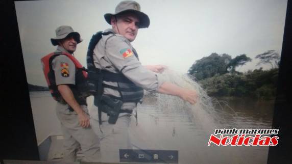Diversos materiais proibidos foram apreendidos durante patrulhamento