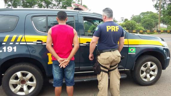 No final de semana, a PRF realizou duas prisões na BR 158, no município de Cruz Alta