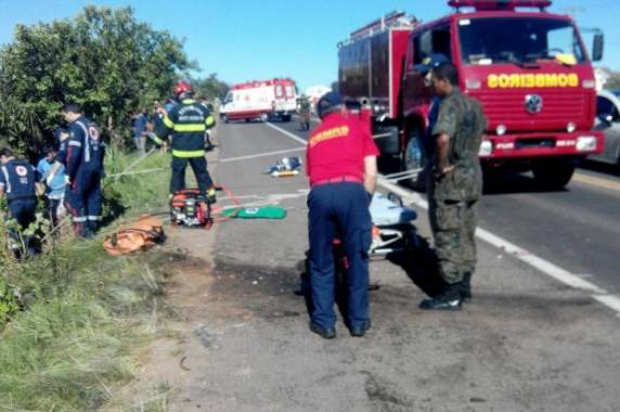 Colisão 

ocorreu por volta das 17h na BR-287, a Faixa Nova de Camobi