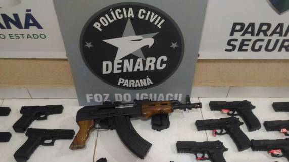 Contrabando tinham origem do Paraguai