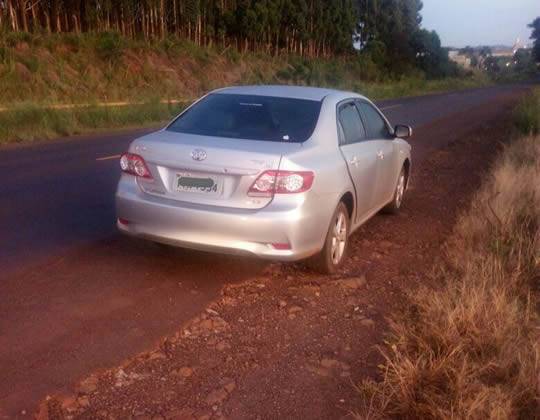 Carro dos proprietários foi localizado, 

nesta manhã, em Panambi