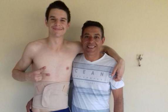 Com seis anos de carreira, Sérgio Alves prestou socorro após acidente 

de motocicleta. 