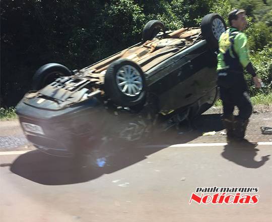 O acidente ocorreu no trajeto entre Três de Maio e Santa Rosa