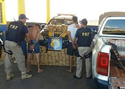 Essa é a segunda grande apreensão de drogas em um mês feita pela PRF em Vacaria