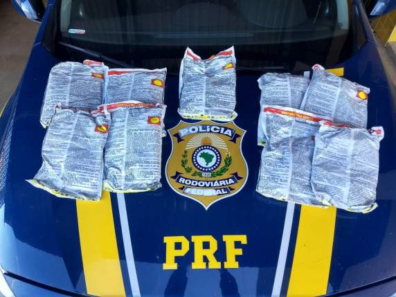 Produto foi encontrado no interior de veículo que trafegava pela BR 

285
