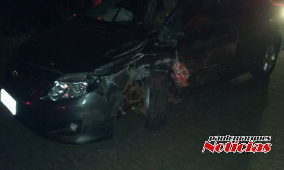 Apenas os motoristas ocupavam os automóveis envolvidos no acidente