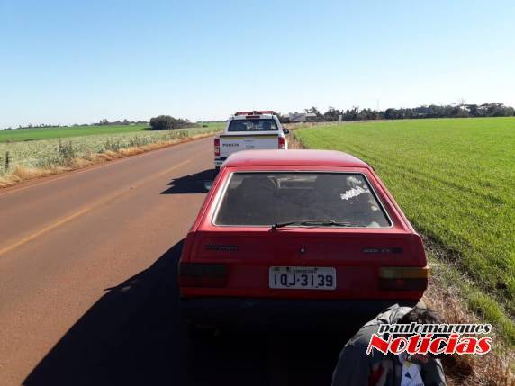 homem se masturbava para mulheres dentro de um carro na ruas de Três de Maio