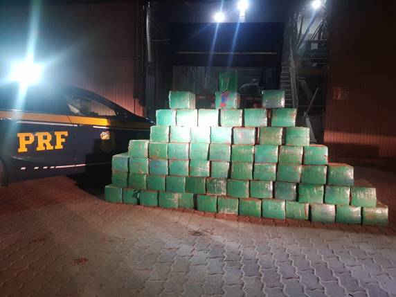 A droga era transportada em meio à carga de grãos
