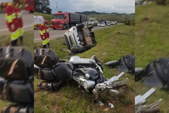 Conforme informações preliminares, a condutora da Duster, de Florianópolis, foi resgatada e está no Hospital Frei Clemente