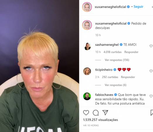 Durante uma live sobre direitos dos animais, a apresentadora disse que o grupo 