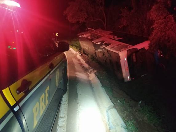 Acidente ocorreu no km 65 da rodovia