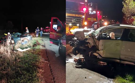 Motorista de um dos veículos envolvidos no choque foi encaminhada ao hospital